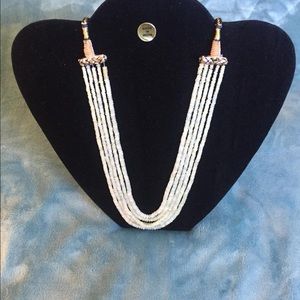 Precious stone necklace